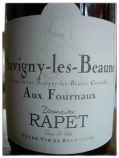 aperçu du vin Savigny les Beaune Rouge Dom Rapet 2022