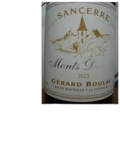 photo du vin Sancerre Monts Damnés Gerard Boulay