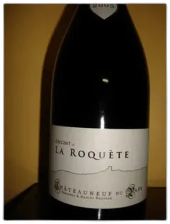 photo du vin Chateauneuf l’Accent de la Roquete Rouge 2009 Dom. Brunier