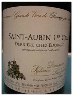 image du vin Saint Aubin 1er Cru Derriere Chez Edouard Sylvain Langoureau 2020