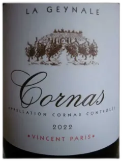 illustration du vin Cornas la Geynale Vincent Paris