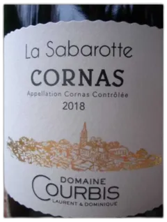 image du vin Cornas la Sabarotte Dom. Courbis