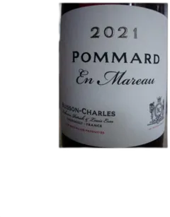 illustration du vin Pommard en Mareau Domaine Buisson Charles