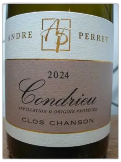 photo du vin Condrieu Clos Chanson Andre Perret 2024