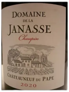 capture du vin Chateauneuf du Pape la Janasse Chaupin