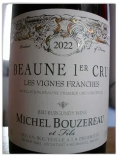 photo du vin Beaune 1er Cru les Vignes Franches 2022 Michel Bouzereau