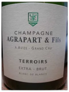 image du vin Champagne Agrapart Extra Brut Blanc de Blancs Grand Cru "Terroirs"
