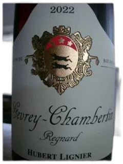 aperçu du vin Gevrey Chambertin Regnard Hubert Lignier 2022