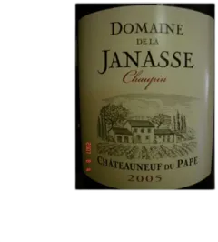 capture du vin Chateauneuf du Pape la Janasse Chaupin