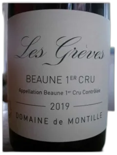 capture du vin Beaune Rouge 1er Crû les Greves de Montille 2019