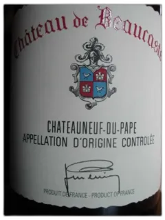 capture du vin Chateauneuf du Pape Beaucastel Rouge