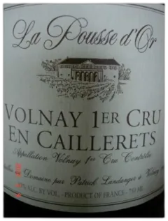 photos du vin Volnay 1er Cru en Caillerets 2010 Pousse d’or
