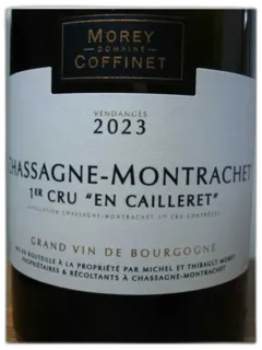 photo du vin Chassagne Montrachet 1er Cru en Cailleret Morey Coffinet 2023