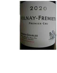photo du vin Volnay Fremiets 1er Cru Dom. Buisson Charles 2020