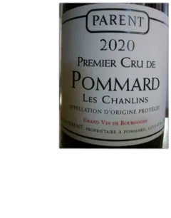 photo du vin Pommard 1er Cru les Chanlins Domaine Parent 2020