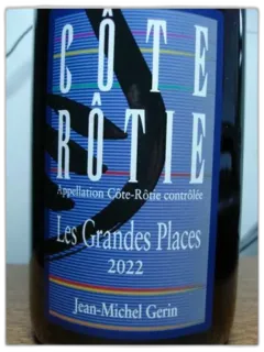 illustration du vin Cote Rotie Gerin les Grandes Places