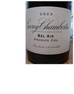 photo du vin Gevrey Chambertin 1er Cru Bel Air Domaine de la Vougeraie 2023