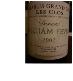 photo du vin Chablis Grand Cru les Clos 2007 Domaine William Fevre