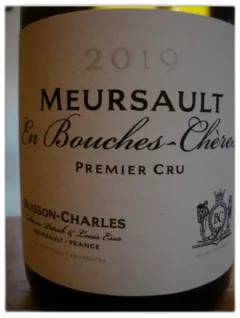 photos du vin Meursault Bouches-Cheres 1er Cru Dom. Buisson Charles 2019