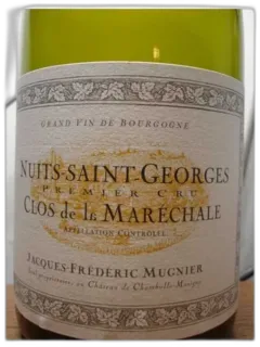 photo du vin Nuits Saint Georges Blanc 1er Cru Clos de la Maréchale j-f Mugnier 2023
