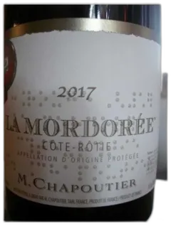 photo du vin Cote Rotie la Mordoree Chapoutier