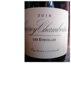 illustration du vin Gevrey Chambertin les Evocelles Magnum Dom. de la Vougeraie 2018