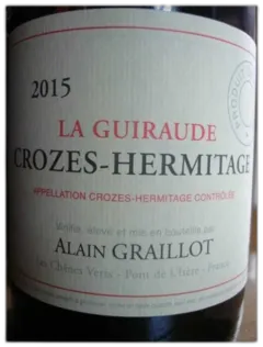 aperçu du vin Crozes Hermitage Rouge Graillot la Guiraude Magnum