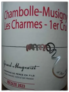 photo du vin Chambolle Musigny les Charmes 1er Cru Gerard Mugneret 2023