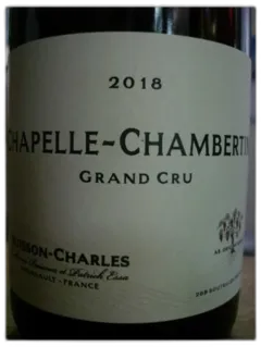 photo du vin Chapelle Chambertin Grand Cru Dom. Buisson Charles 2018