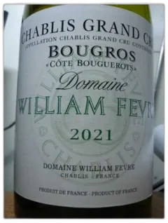 illustration du vin Chablis Grand Cru Bougros Cote Bouguerots 2021 Magnum Domaine William Fevre