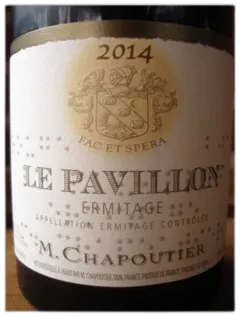 photo du vin Hermitage le Pavillon Rouge Chapoutier