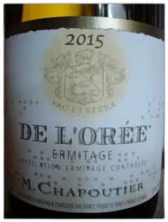 illustration du vin Hermitage Blanc de l’Orée Chapoutier