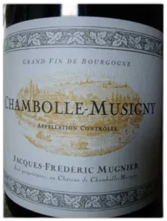 photo du vin Chambolle Musigny Mugnier 2023