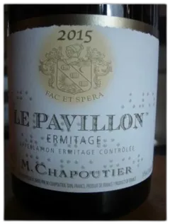 photo du vin Hermitage le Pavillon Rouge Chapoutier