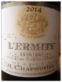 photo du vin Chapoutier l’Ermite Ermitage