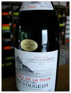 photo du vin Clos Vougeot Château de la Tour Vieilles Vignes 2006 Magnum