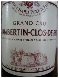 photo du vin Chambertin Clos de Beze