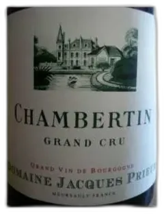 photo du vin Chambertin Grand Cru Domaine Jacques Prieur
