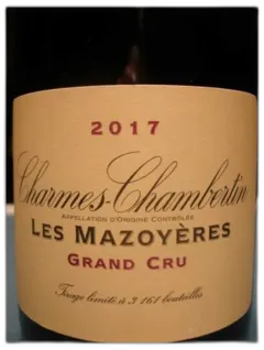 photo du vin Charmes Chambertin les Mazoyeres Magnum la Vougeraie