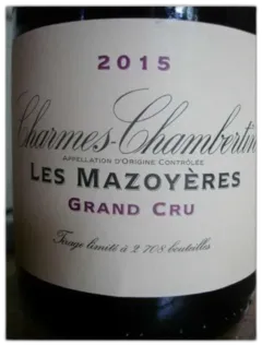 image du vin Charmes Chambertin les Mazoyeres la Vougeraie Magnum