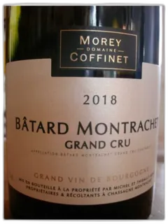 illustration du vin Batard Montrachet Grand Cru Morey Coffinet