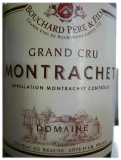capture du vin Montrachet