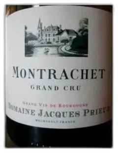 illustration du vin Montrachet Grand Cru 2012 Jacques Prieur