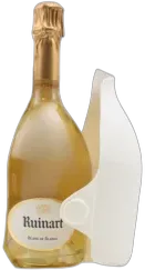 vue du vin Champagne Ruinart Blanc de Blancs Etui Seconde Peau