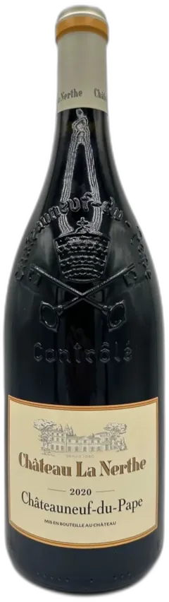 photo du vin Château la Nerthe Chateauneuf-du-Pape 2020 Vallée du Rhône France
