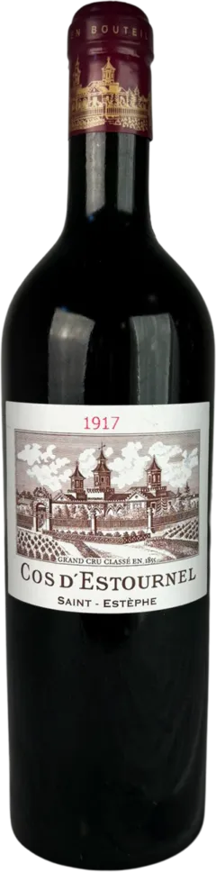 vue du vin Cos d’Estournel 1917 Saint-Estèphe 2ème Grand Cru Classé