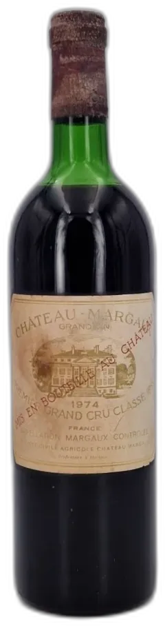 photo du vin Château Margaux 1974 Margaux 1er Grand Cru Classé
