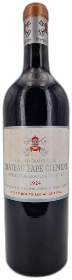 photo du vin Château Pape Clément 1924 Pessac-Léognan Cru Classé de Graves