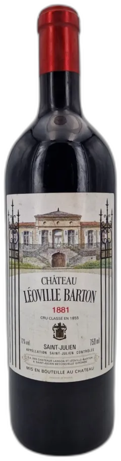photo du vin Château Léoville Barton 1881 Saint-Julien 2ème Grand Cru Classé