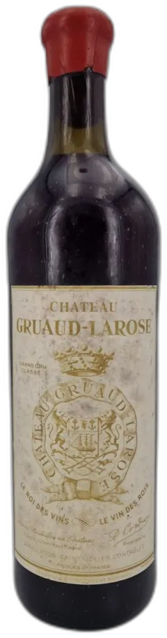 photo du vin Château Gruaud-Larose 1865 ou 1869 Saint-Julien 2ème Grand Cru Classé
